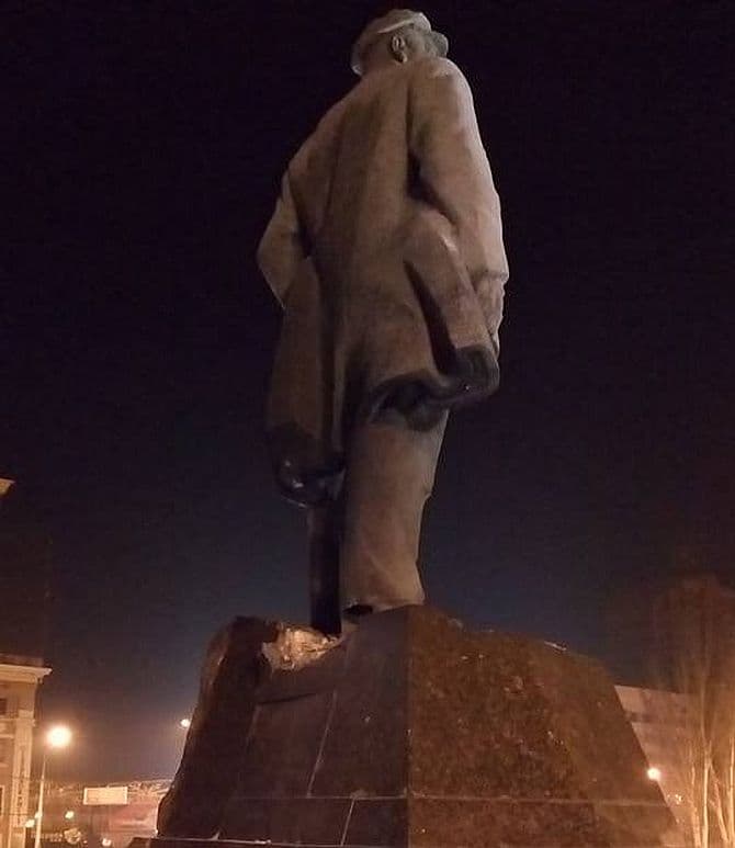 ленин Донецк подрыв