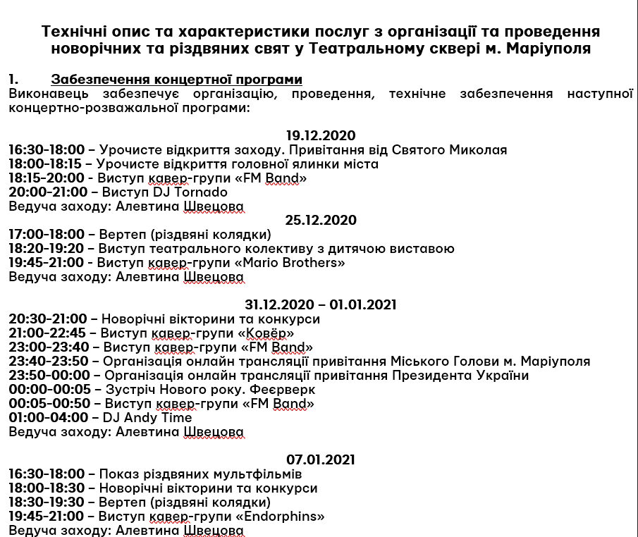 14-ти метровая ель и декор: куда уйдут бюджетные деньги Мариуполя под Новый год