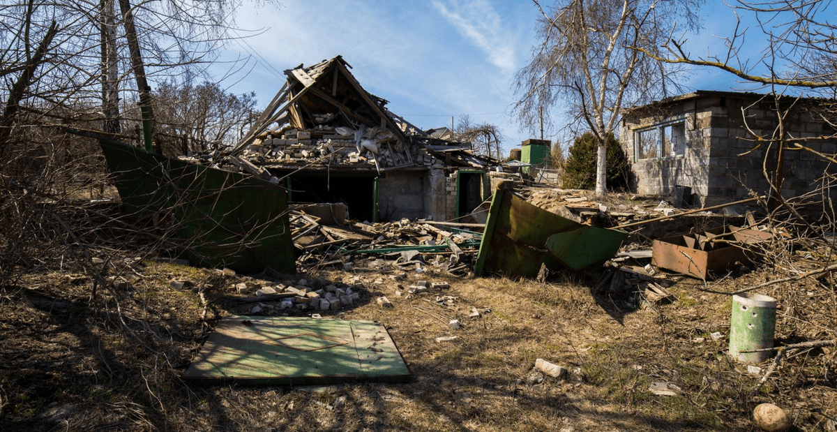 зруйноване житло Донбасс