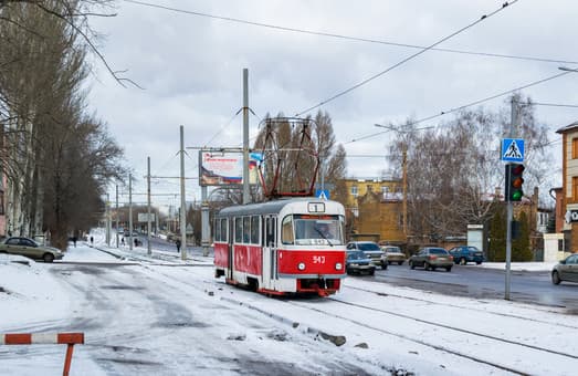 В оккупированном Донецке из-за ДТП приостановили движение трамваев №1 