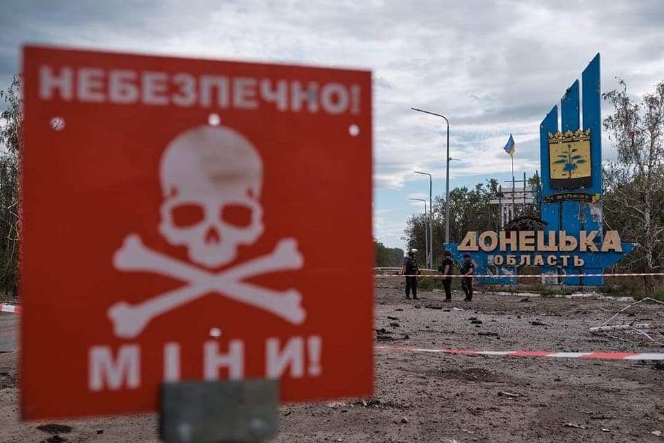 За добу на Донеччині знищено 38 одиниць вибухонебезпечних предметів