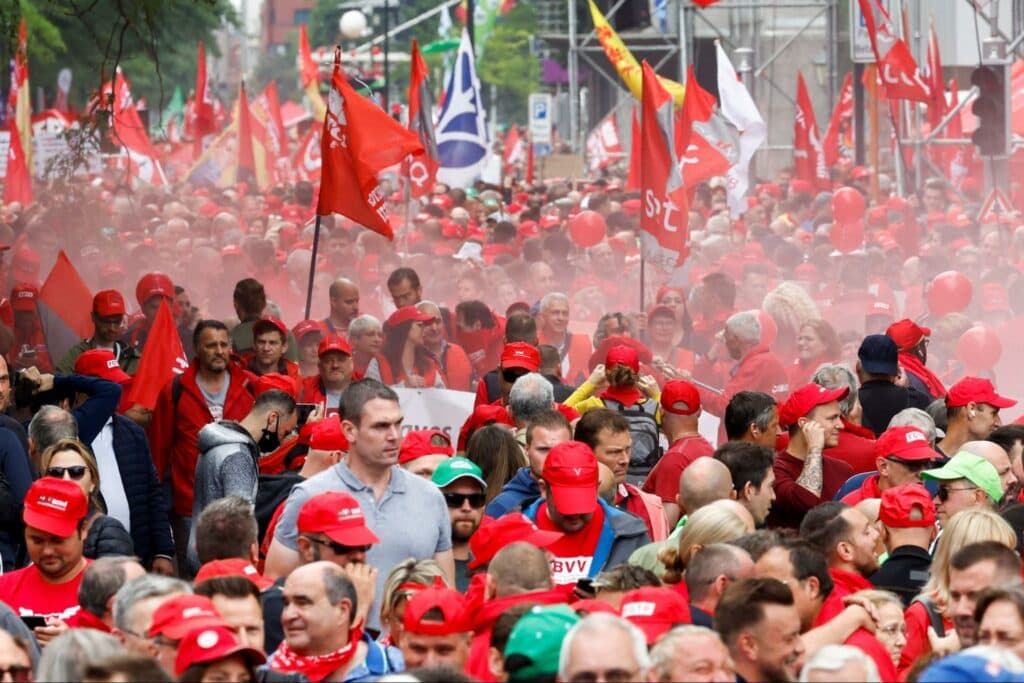 Протести у Брюсселі 