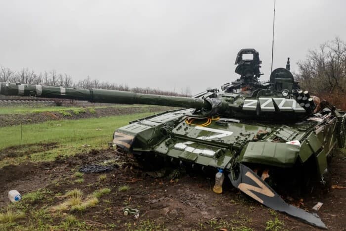 танк окупантів рф