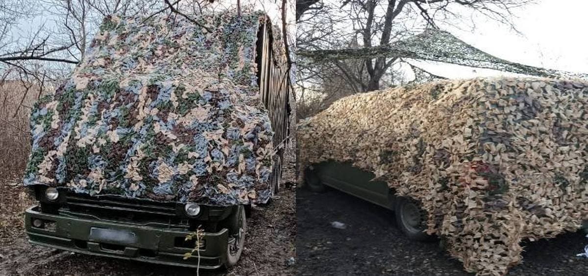 Маскувальні сітки від Маріуполя передали на фронт