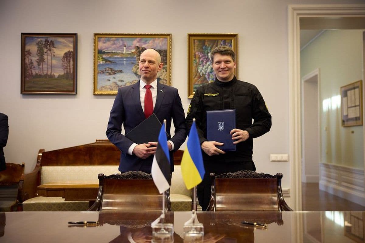 Україна та Естонія підписали Меморандум про співпрацю у сфері оборонної промисловості