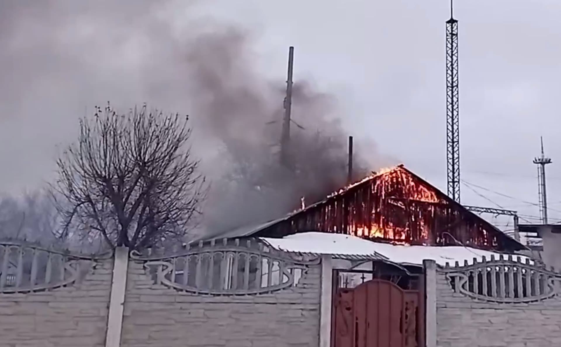 пожежа у Горлівці