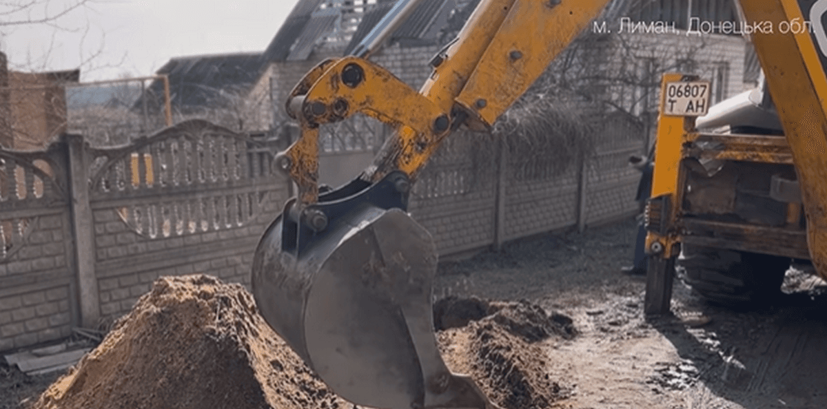 У деокупованому Лимані відновлюють газопостачання (відео)