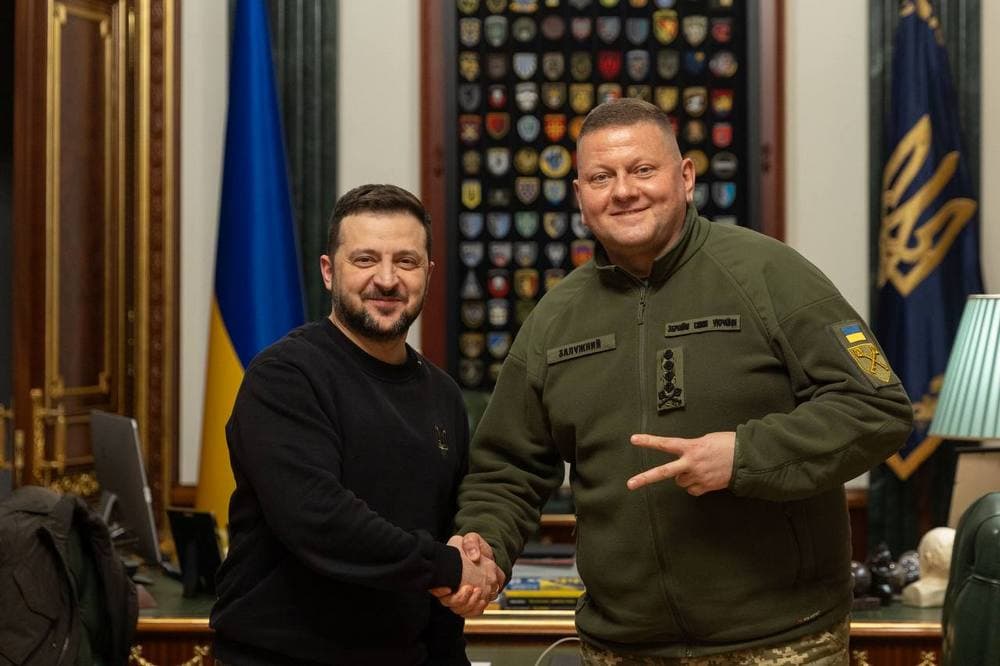 Зеленський с Залужним обговорили, хто може бути в оновленому керівництві ЗСУ