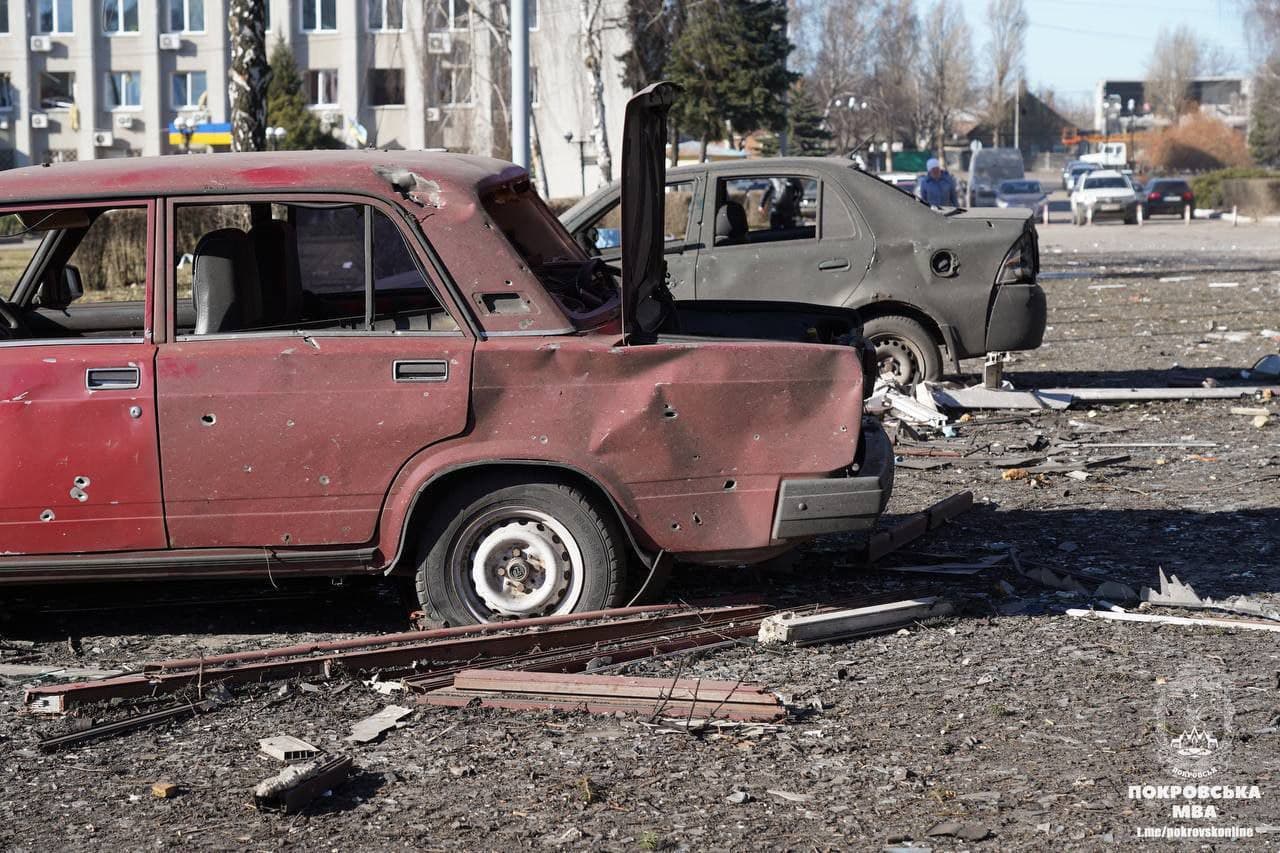 обстріл Покровська
