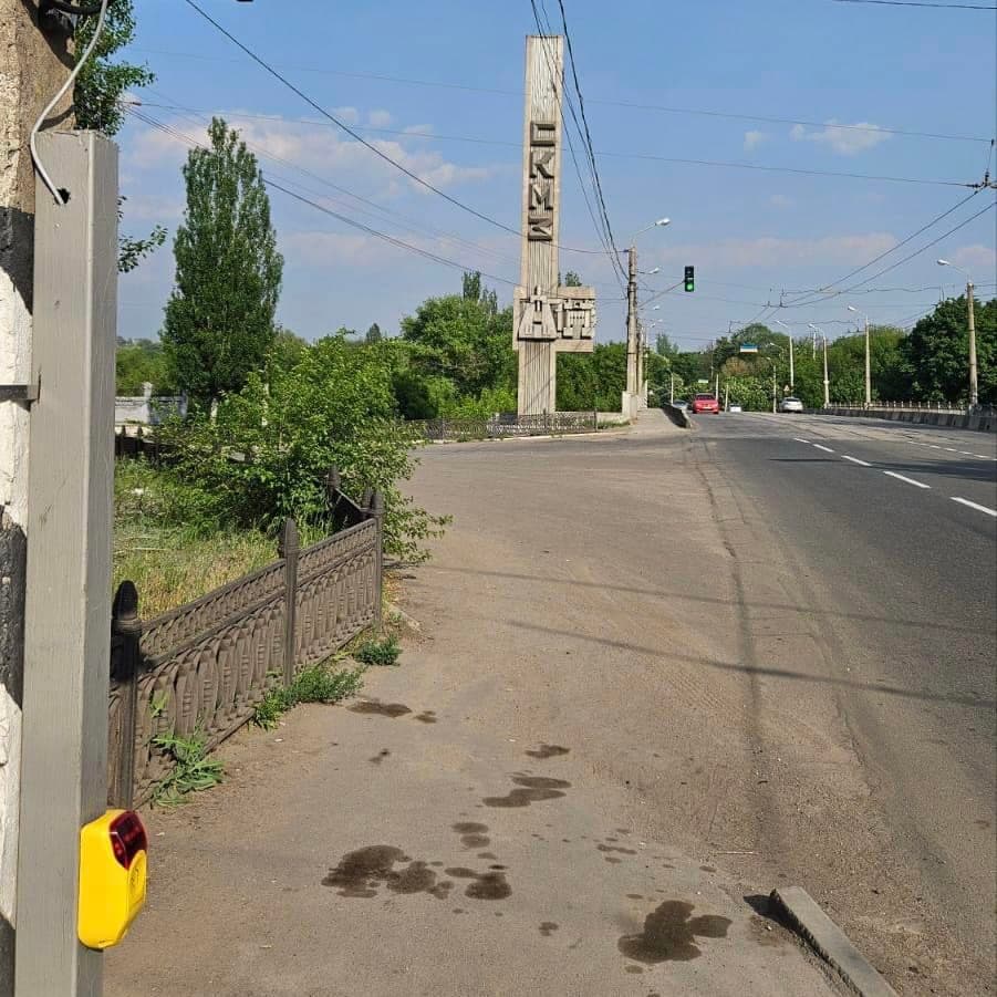 У Краматорську зʼявився ще один світлофор з кнопкою виклику
