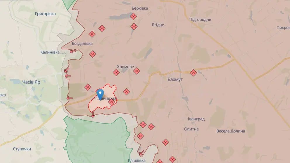 часів яр, іванівське