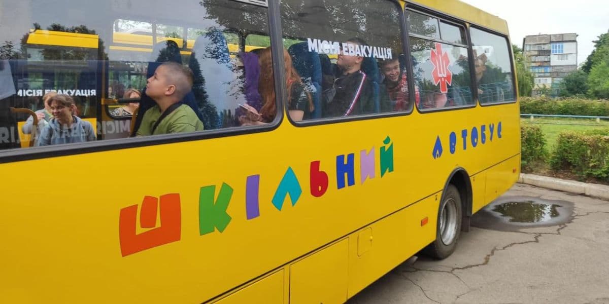 евакуація автобус