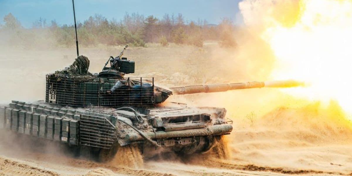 стріляє танк 23 омбр