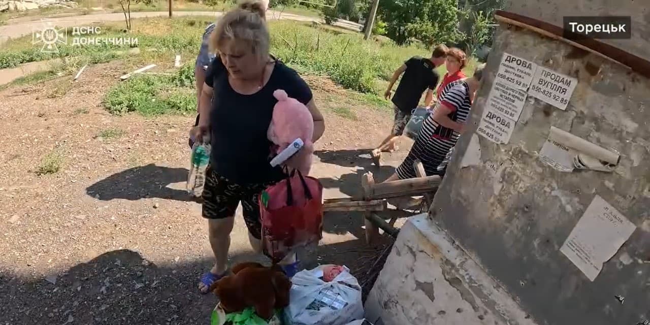 Фото: скриншот з відео Головного управління ДСНС у Донецькій області