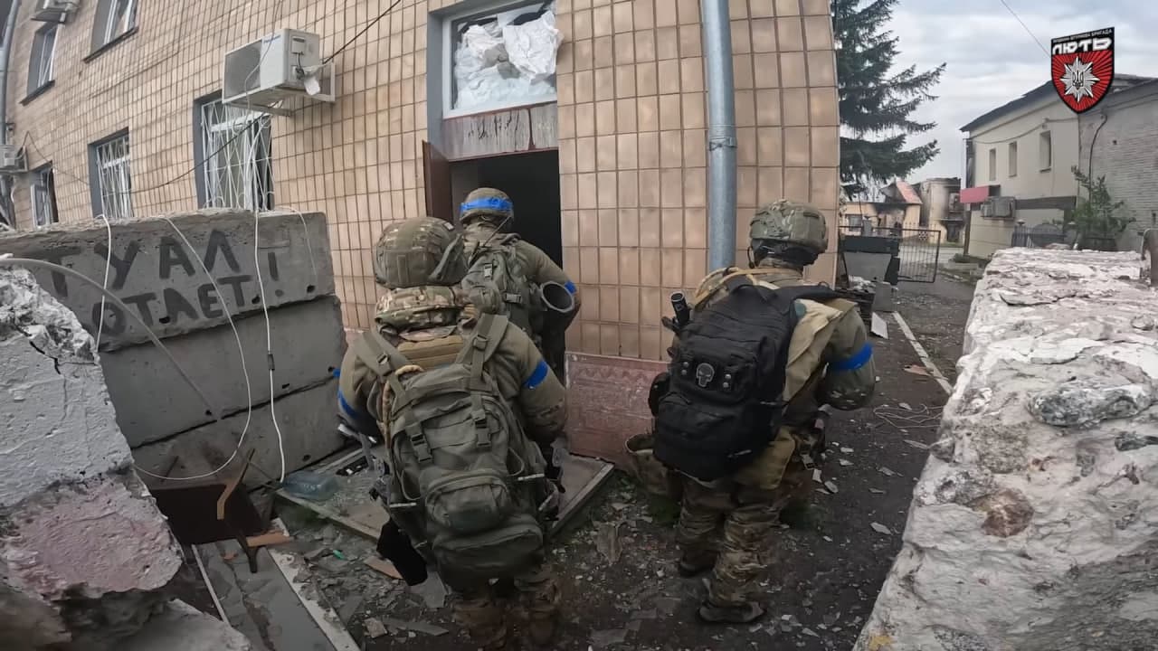 Бійці Люті у Торецьку