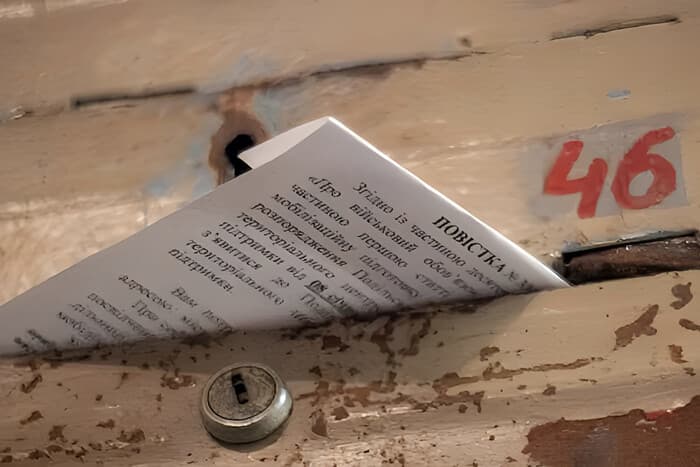 повістка поштою