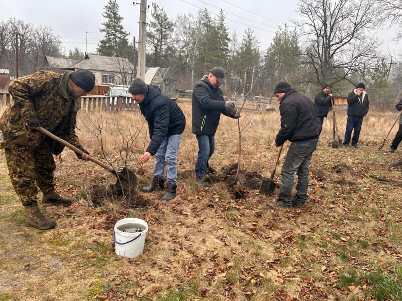 У Нацпарку «Святі гори» висадили саджанці дерев