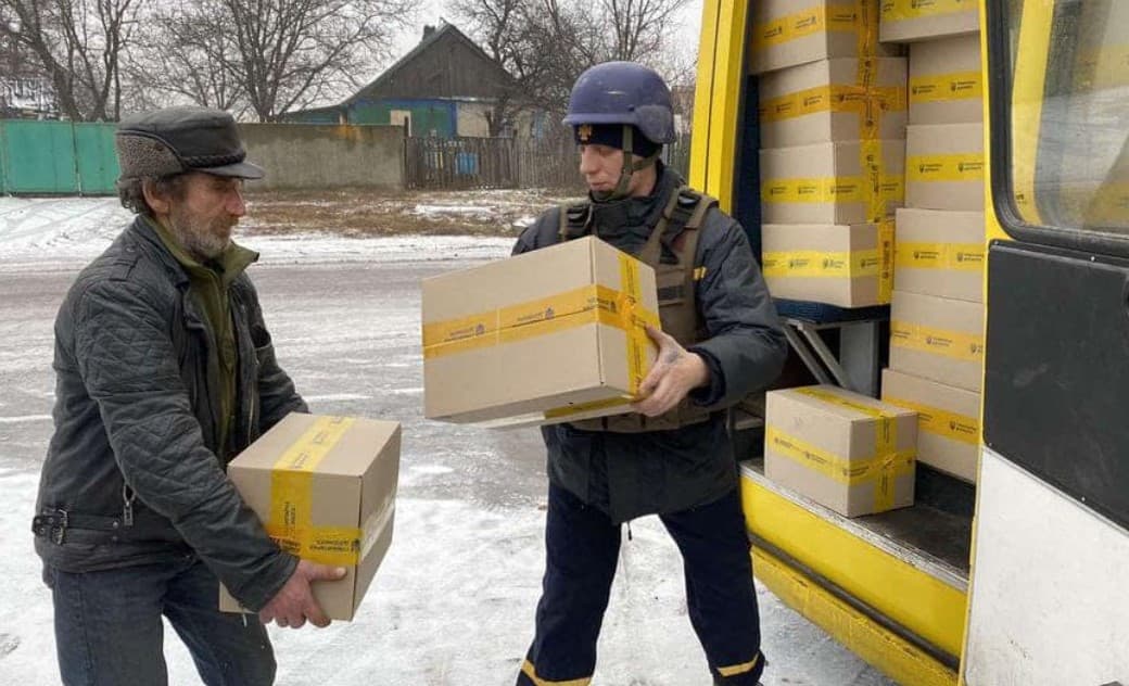 доставка допомоги дснс