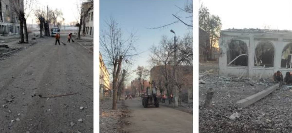 У Костянтинівці ліквідовують наслідки обстрілів (фото)