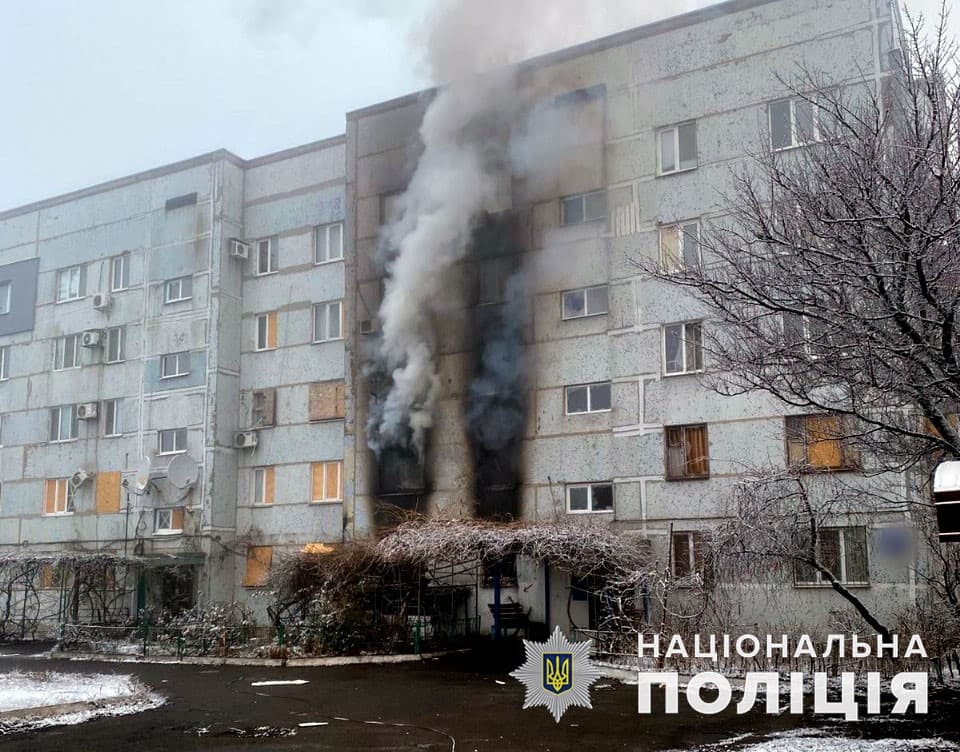 обстріл донеччини
