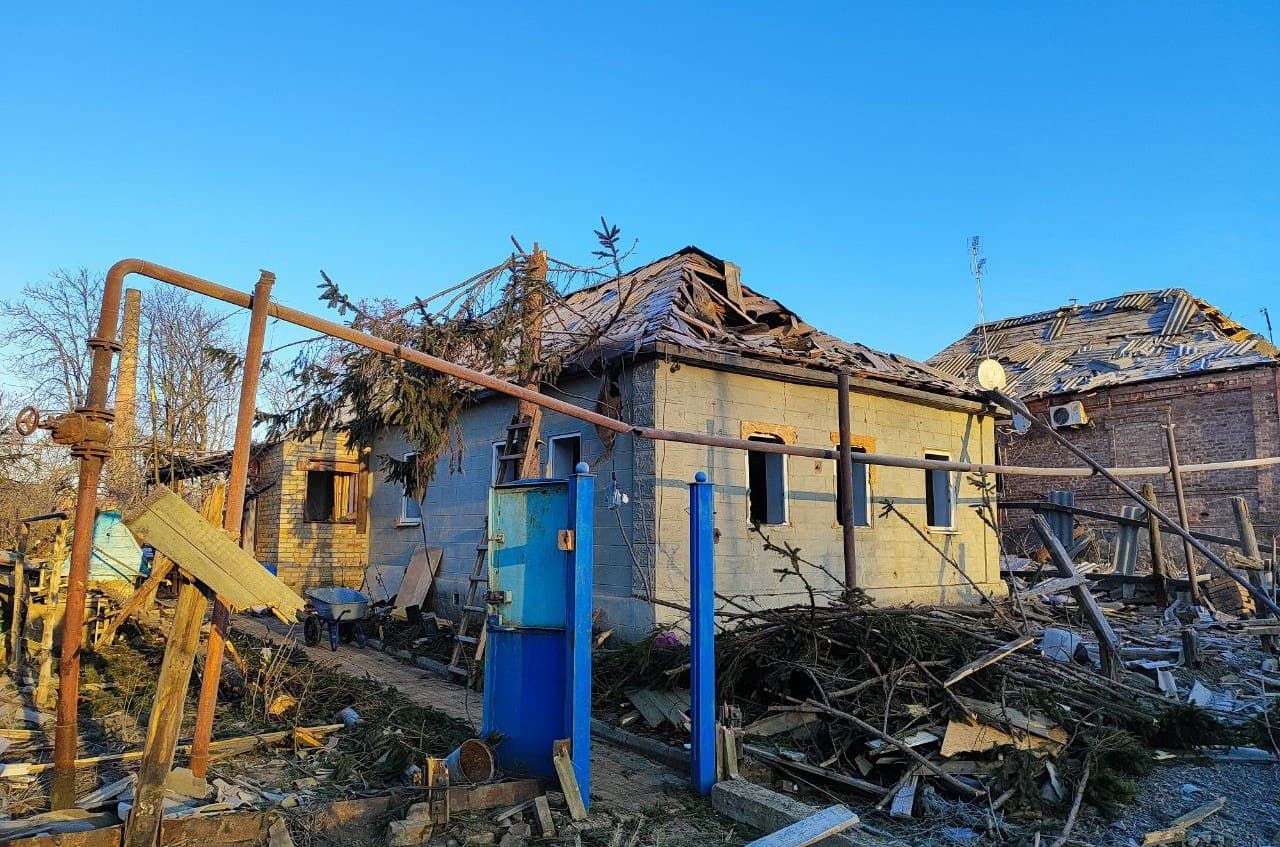 пошкожений газогін