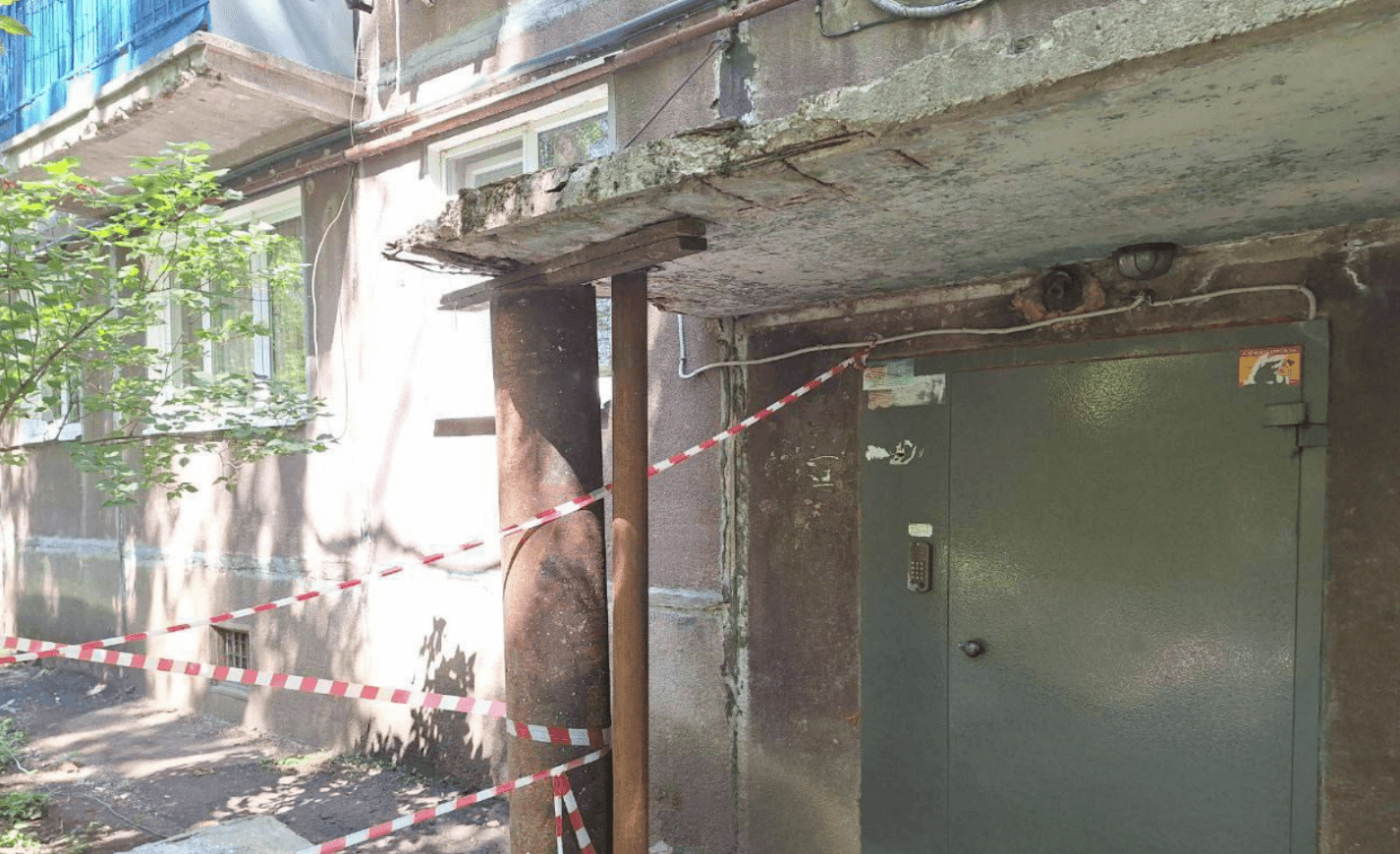 В окупованому Щасті впав балкон разом із 70-річною жінкою