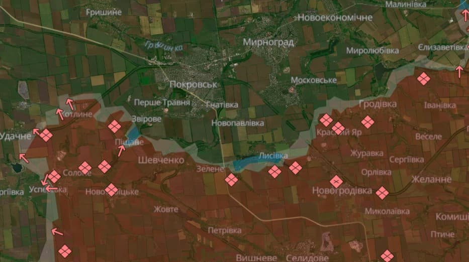 покровськ і мирноград