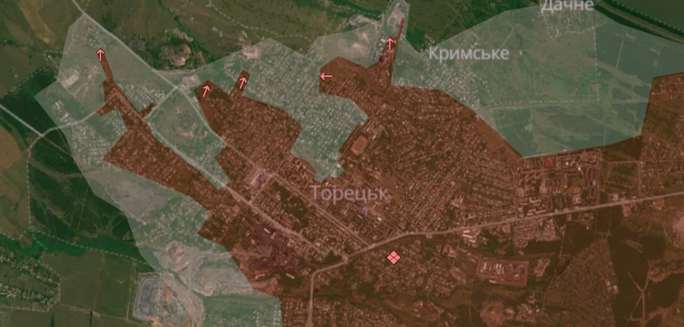 армія рф у торецьку