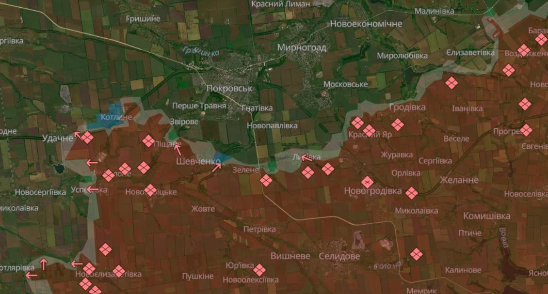 мапа бойових дій