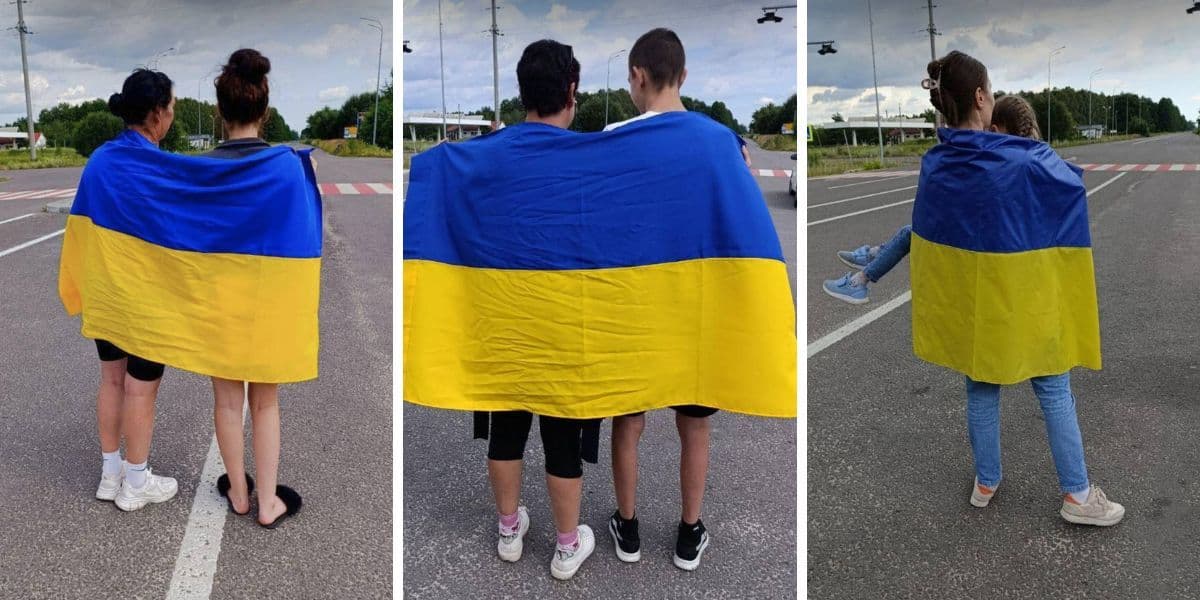 Врятовані з ТОТ і рф українські діти. Фото: Телеграм-канал керівника Офісу Президента України