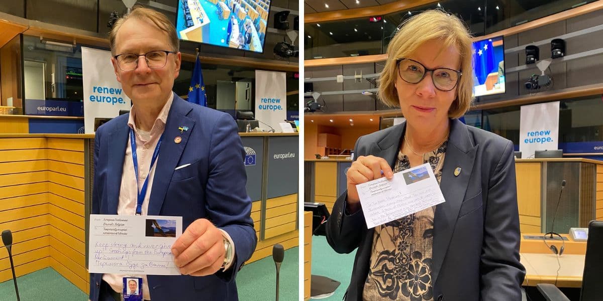 Європарламентарі написали листи підтримки українцям в окупації (фото)