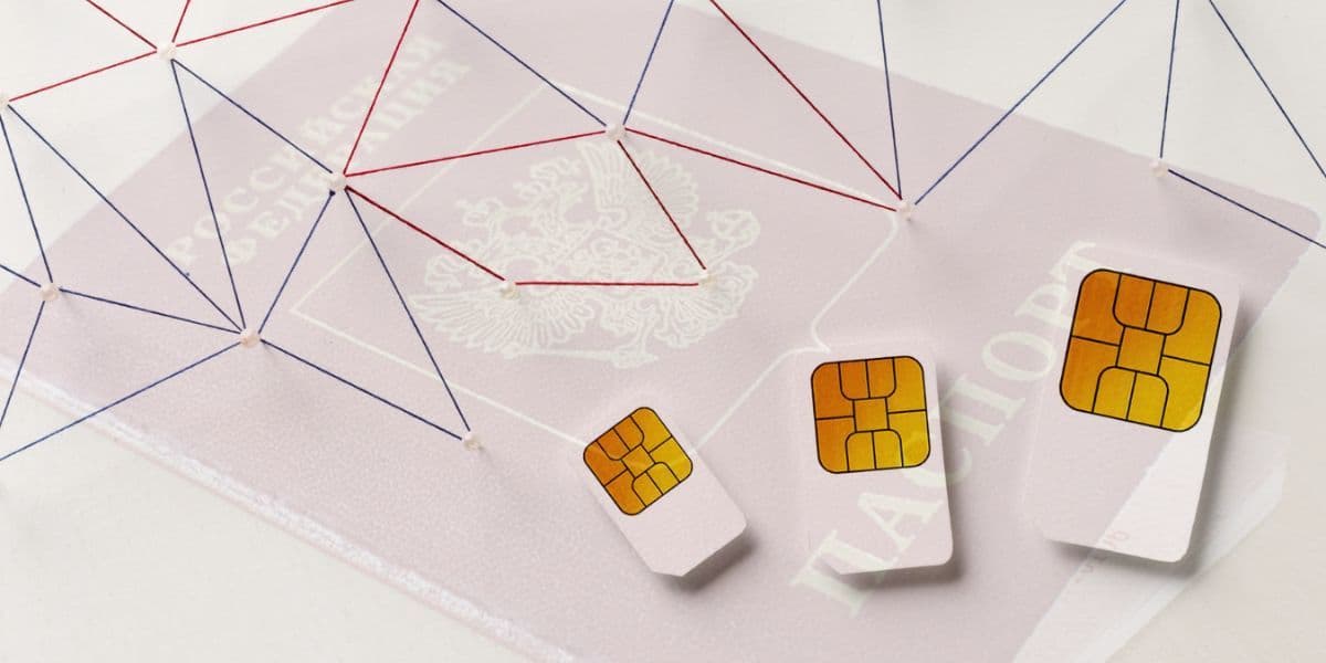 <em>SIM-карти та паспорт рф. Колаж: Східний Варіант</em>
