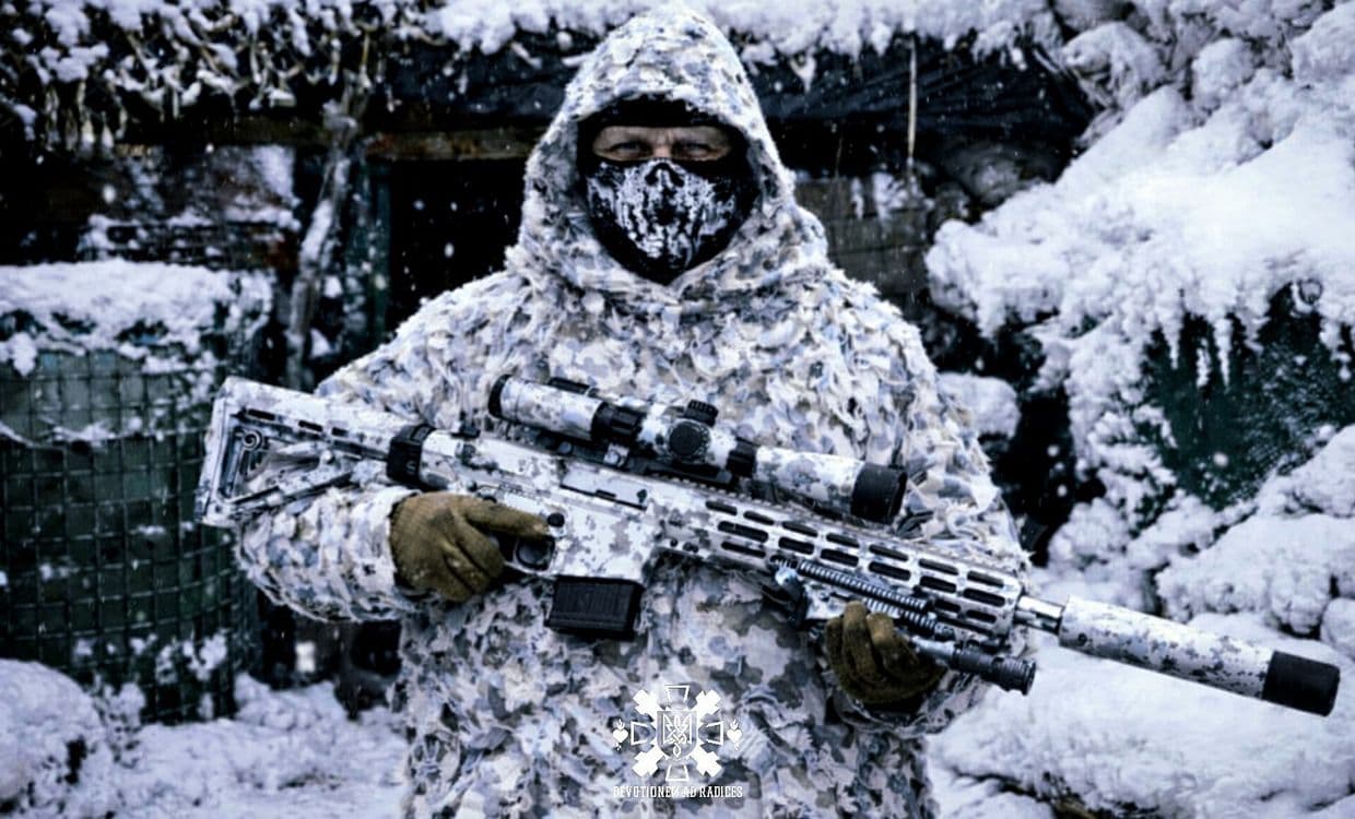 <em>Український військовий. Фото: з телеграм-каналу військовослужбовця ЗСУ "Мучного"</em>