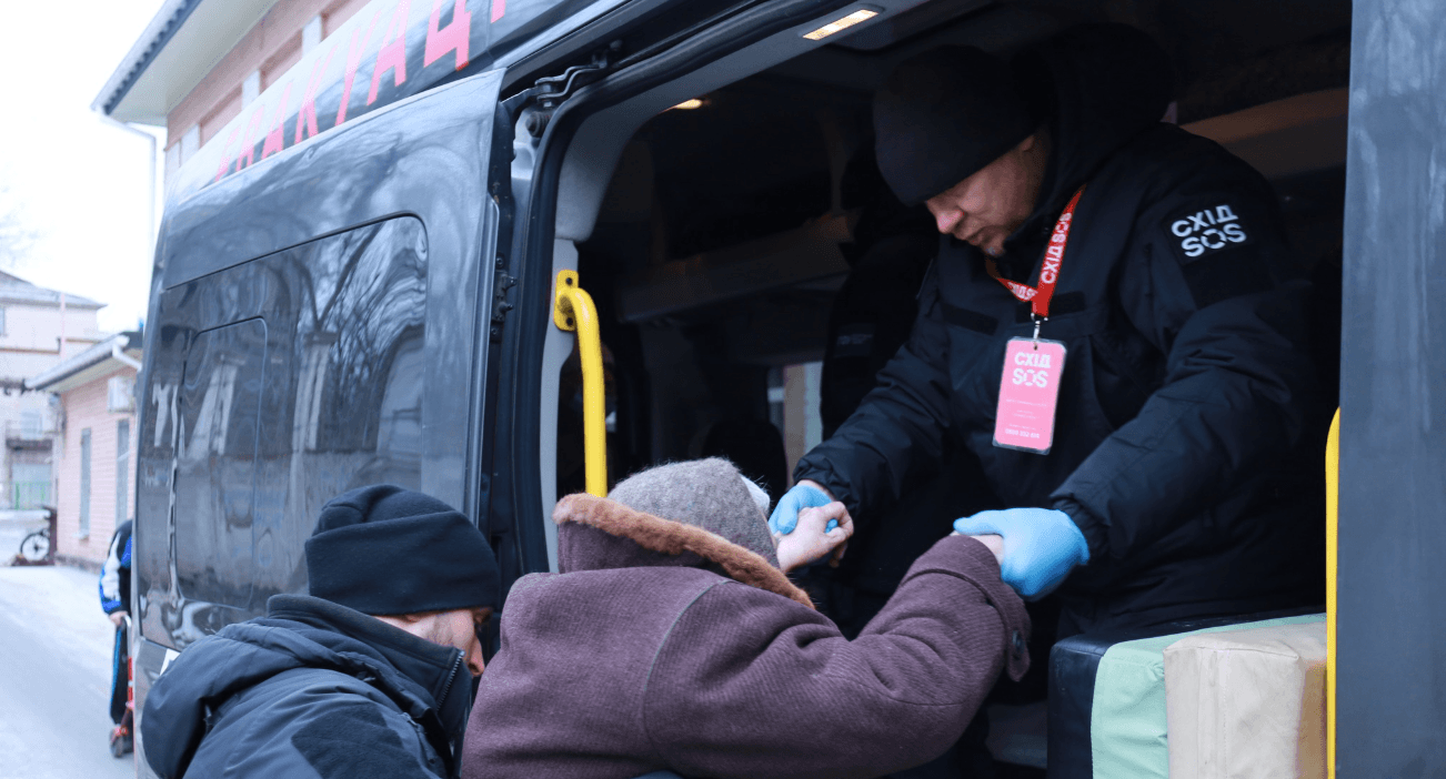 Евакуація. Фото: БФ "Схід SOS"