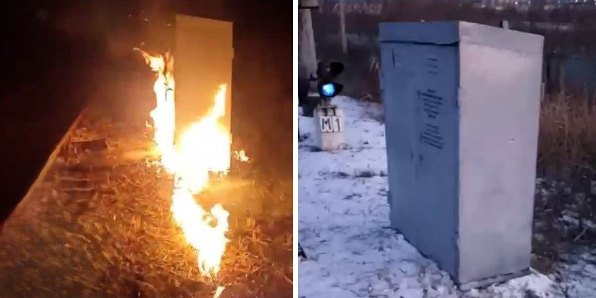 Диверсія на окупованій Луганщині. Фото: Атеш