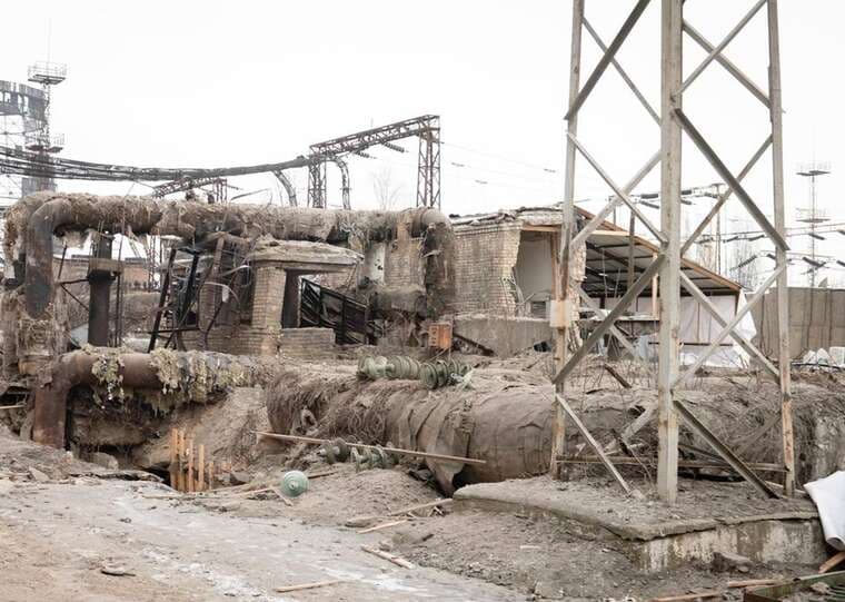 Разрушения на ТЭЦ. Фото иллюстративное: antikor.ua