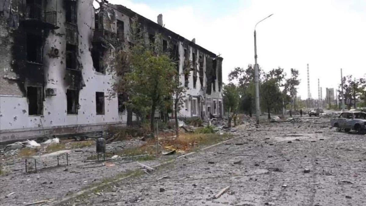 <em>Архівне фото. Лисичанськ, липень 2022 рік. Фото: Telegram / Луганська ОВА</em>