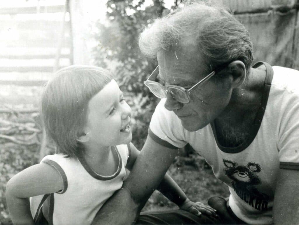 Иосиф Курлат и дочь Наталья