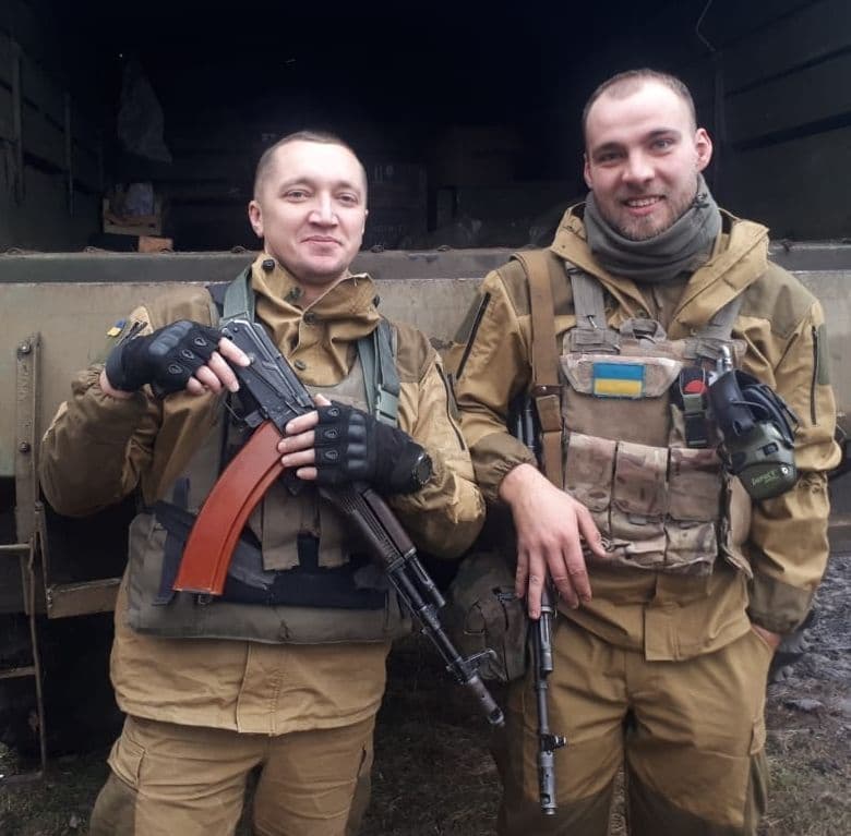 Михайло Ухман з Іваном Бущуком