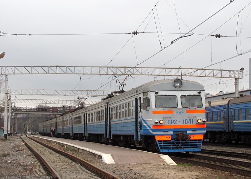 Маршрут электропоездов Харьков-Изюм будет продлен до Святогорска