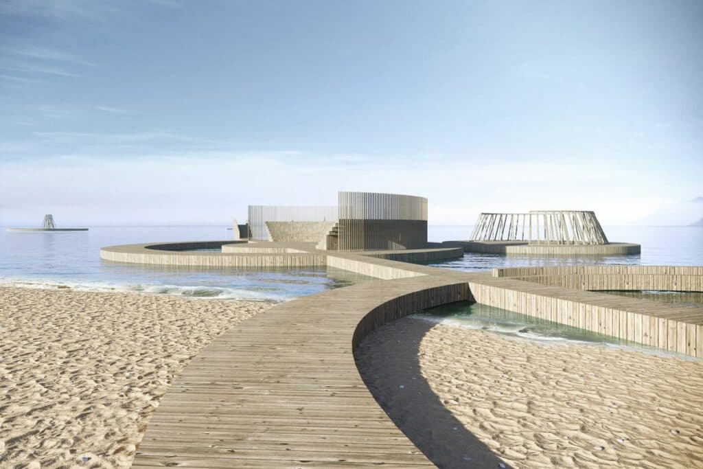 центральный пляж Мариуполя