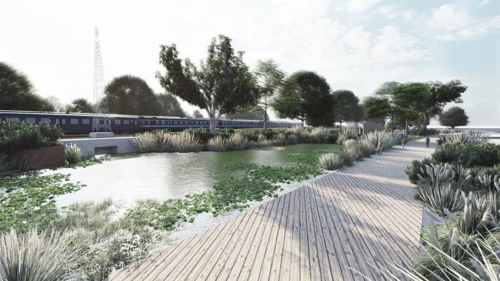 центральный пляж Мариуполя