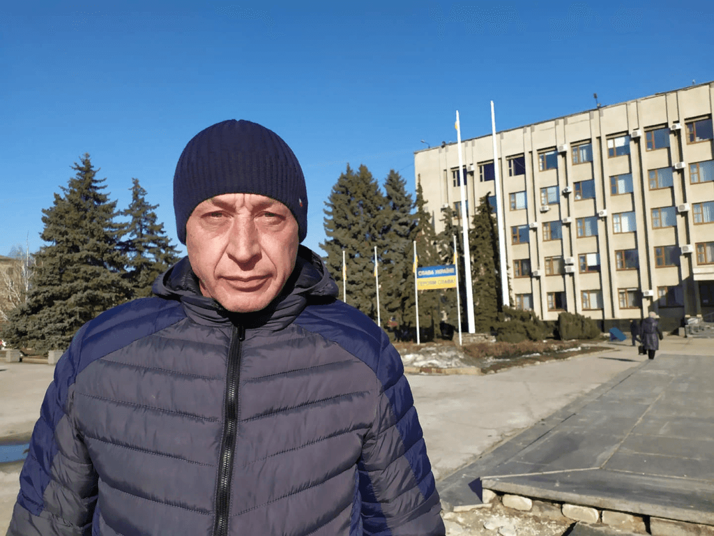 Житель Славянска Павел