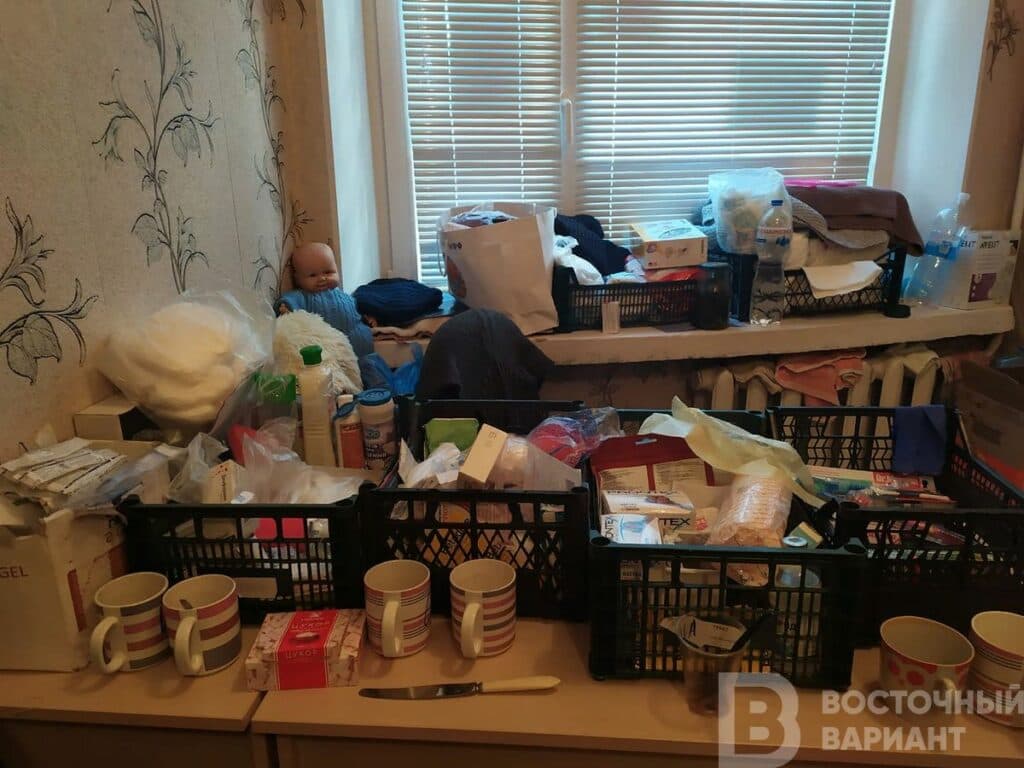 Красный крест в Славянске