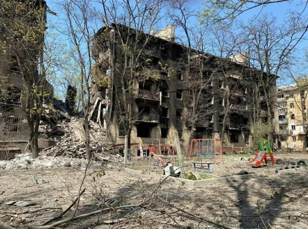 маріуполь зруйнований будинок