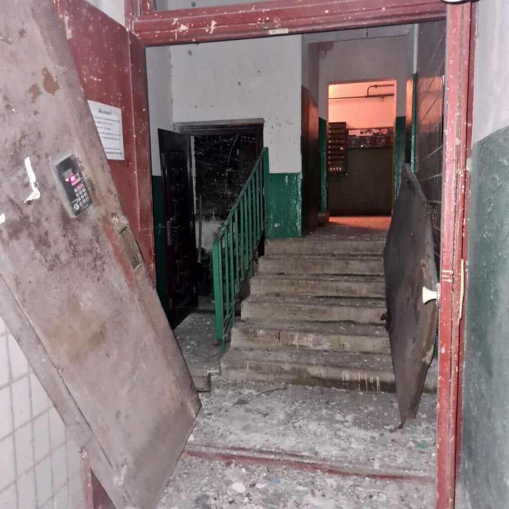 обстрел донецка