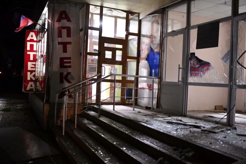 обстрел донецка