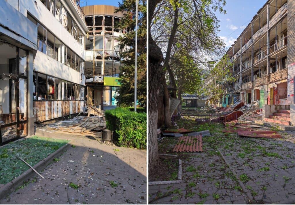 обстрел краматорск 5 мая