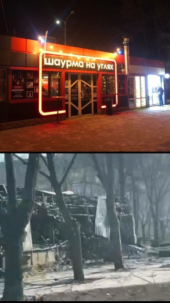 Маріуполь шаурма на вугіллях