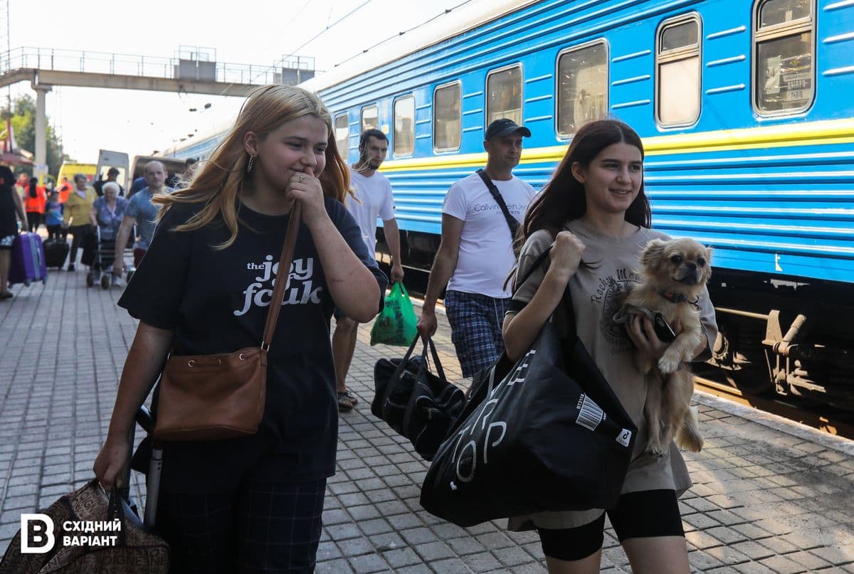 покровськ евакуація Донеччина поїзд